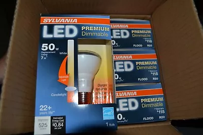 6 PACKS Sylvania Led Bulb 7W=50W R20 Flood Dimmable Warm White TO Candlelight • $21.99