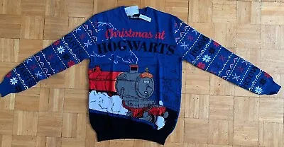 £24.99 • Buy NEW MENS HOGWART Harry Potter Knitted Christmas Jumper Size XL