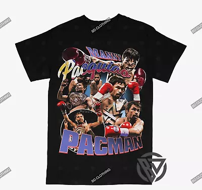 Manny Pacquiao (V2) Tee Shirt Boxing Boxer MMA Fighting Fight Fighter Rap Style • $39.99