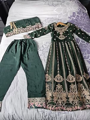 SALWAR KAMEEZ PARTY WEAR ANARKALI DRESS BOLLYWOOD PAKISTANI INDIAN Eid GOWN • £35