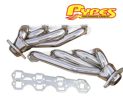 1986-93 Mustang 5.0 GT LX Cobra Polished Stainless Steel Short Headers + Gaskets • $343.75