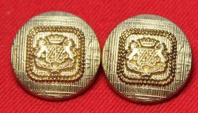 Two Vintage J.G. Hook Blazer Buttons Gold Shank Men's • $15.75