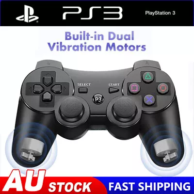 Official Playstation 3 Controller Dualshock3 Wireless -Black - TESTED WORKS! • $59.99