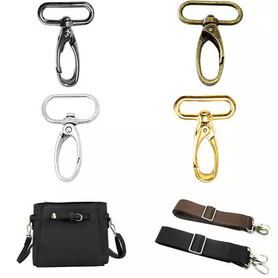 Bag Hook Buckle Trigger Snap Hooks Metal Lightweight Webbing Straps Pet Collars • £3.45