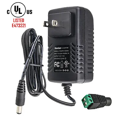 Kastar [UL Listed] 12V 3A 36W AC Adapter Power Supply For Camera LED Light Strip • $9.69