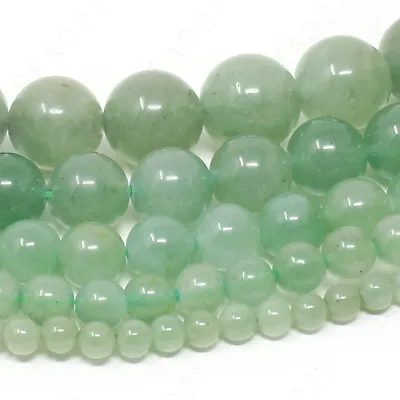 $3.98 • Buy Natural Gemstone Beads Round Loose Wholesale 4mm 6mm 8mm 10mm 12mm 15.5  Strand