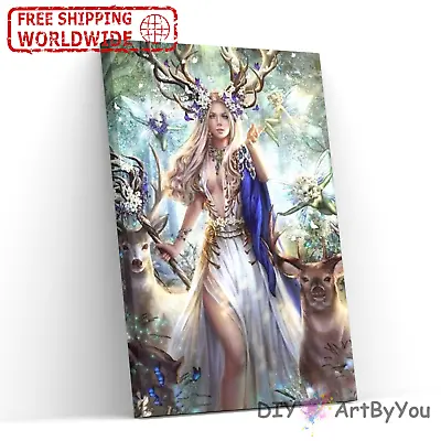 Paint By Numbers Canvas Art Draw Artist Painting Oil Kit Home Decor Animal Woman • $11.03