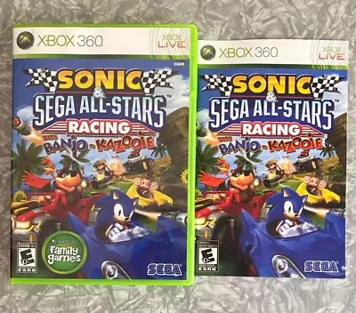 Sonic & Sega All-Stars Racing Sonic Banjo-Kazooie XBox 360 Complete W/ Manual • $14.89
