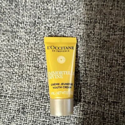 L'Occitane Immortelle Divine Youth Cream 4ml/0.14oz Mini Size New • $11