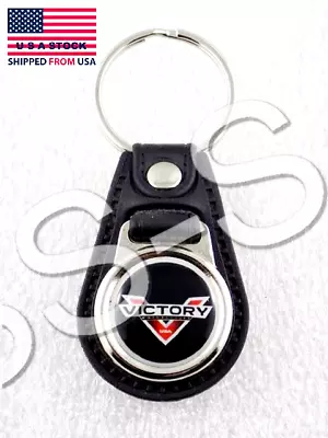 Victory Motorcycles Key Fob Ring Chain Cross Country Vision Judge Gunner Hammer • $12