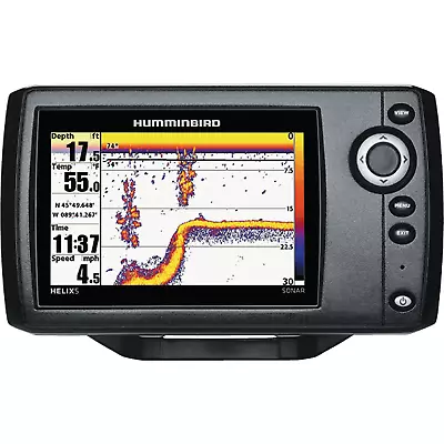 Fish Finder Transducer Gps HD Humminbird FishFinder HELIX 5 Dual Beam Plus Sonar • $261.99