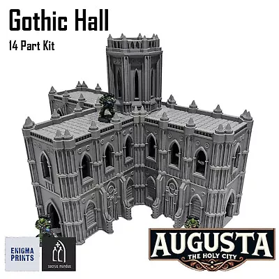 Gothic Hall - 14 Part Kit - Wargaming Tabletop Scatter 40k Terrain & Scenery • £86.99