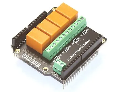 CANADUINO 4-Channel Stackable I2C Relay Shield For Arduino - DIY Kit • $11.55