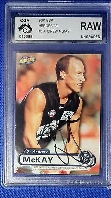 $35.99 • Buy Andrew McKay 2001 ESP AFL Heroes SIGNED Carlton Blues