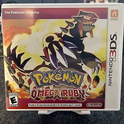 Pokemon Omega Ruby (Nintendo 3DS) XL 2DS Game W/Case & Insert • $39.99