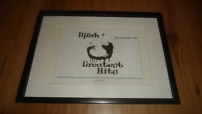 £11.99 • Buy BJORK Greatest Hits-framed Original Advert