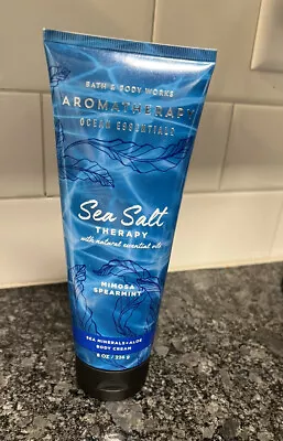 Bath & Body Works Sea Salt Mimosa Spearmint Body Cream 8 Oz • $14.99