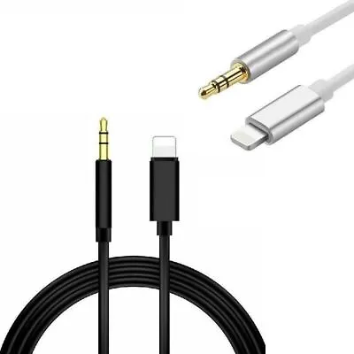 3.5mm Jack AUX Adapter Cable Cord To Car Audio For IPhone 7 8 X XS 11 12 13 PRO • £3.99