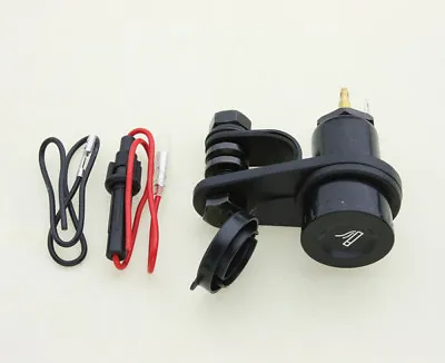 Power Port Lighter Handlebar-Mount Socket Emgo J&P  Wiring For Motorcycle ATV X1 • $14.55