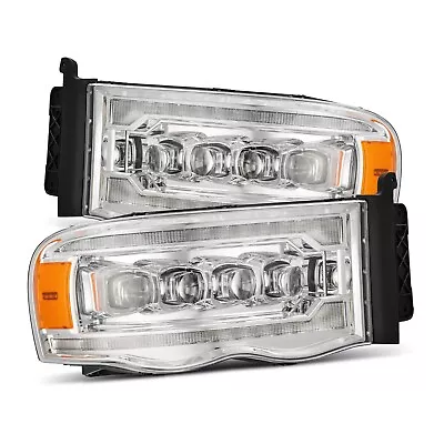 For 03-05 Dodge Ram 1500 2500 3500 Chrome LED Projector Headlight AlphaRex NOVA • $920