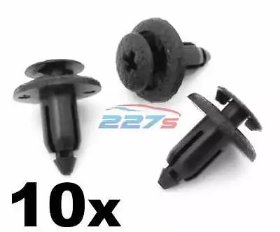 10x 6mm Plastic Trim Panel Fairing & Body Cowling Clips Suzuki 09409-06322-5PK • £3.89