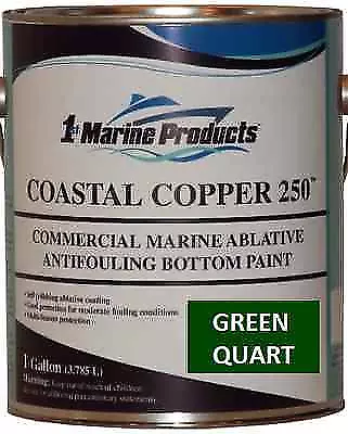 Marine Coastal Copper 250 Ablative Antifouling Bottom Paint GREEN QUART • $42.45