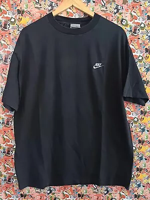 Nike Y2K Vintage Black Embroided Men's T-Shirt Size XL  • $25