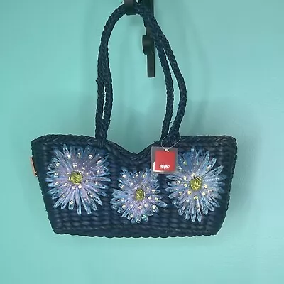 Mossimo FLOWER PURSE Limited Woven Lightweight Springtime Item • $21.95