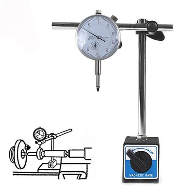 £20.98 • Buy DTI Stand Magnetic Base Plus Dial Gauge Metric Test Indicator Clocks Tool Set