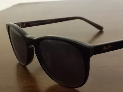 Maui Jim Sunglasses Black Dark Brown MJ 238-02B Made In Italy Pau Hana Frame Men • $54.89