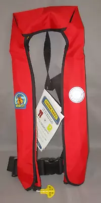 Mustang Survival Red PFD Inflatable Life Vest MD3003 Type V Adult Universal NWT • $89.99