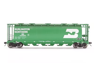 HO Atlas Burlington Northern 6-Bay Cylindrical Hopper #443063 Metal Wheels Kadee • $17.99