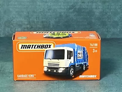NEW 2022 Matchbox Car In Box - Garbage King Garbage Truck - 74/100 - HFV52 • $4.89