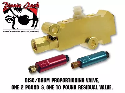 Universal Combination Valve For Disc/ Drum Including 2lb & 10lb Residual Valves  • $75