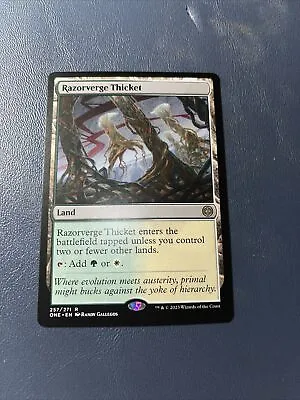 Razorverge Thicket X1 Magic The Gathering 1x Phyrexia: • $2.25