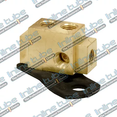 1962-1964 Mopar A B C Body Dual Master Brake Distribution Brass Tee Block Valve • $41