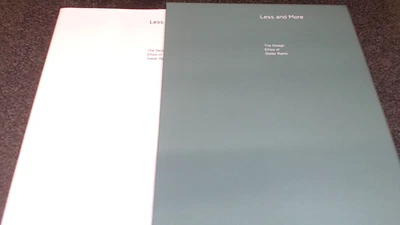 £56.07 • Buy 			Less And More: The Design Ethos Of Dieter Rams (Bilingual English		