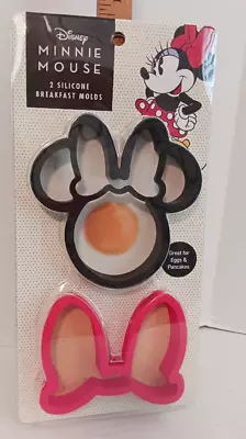 Set Of 4 DIsney Mickey Minnie Mouse Silicone Breakfast Molds Rings - NEW • $14.99