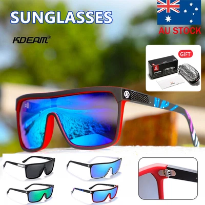 $23.99 • Buy KDEAM Men's Polarized UV Sunglasses Driving Square Outdoor Lightweight Goggles