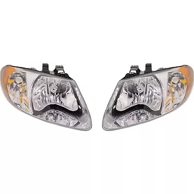 Pair Headlights Driving Head Lights Headlamps Set Of 2  Driver & Passenger Side • $65.94