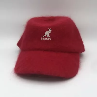 Kangol Red Angola Baseball Cap Hat One Size Adjustable Furgora Spacecap • $49.99