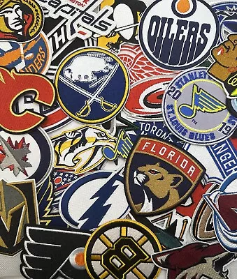 $4 • Buy NHL Team Patches, Fully Embroidered, Choose Your Teams