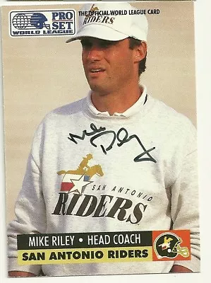 1991 NFL Pro Set MIKE RILEY Signed Card Lambeau Field NEBRASKA HUSKERS Autograph • $19.99
