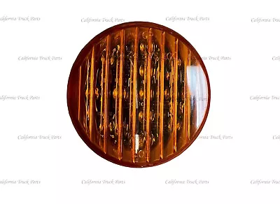 1x Amber 2.5 Inch Round Side Marker Light With 13 LED For Truck Trailer  • $9.98
