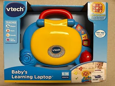 Vtech Babys Learning Laptop Infant Educational Electronic Light Sound Sturdy Toy • $14.95