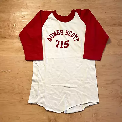 Vintage Agnes Scot Multicolor Youth Large Large 1970s Velva Sheen Shirt • $8.75