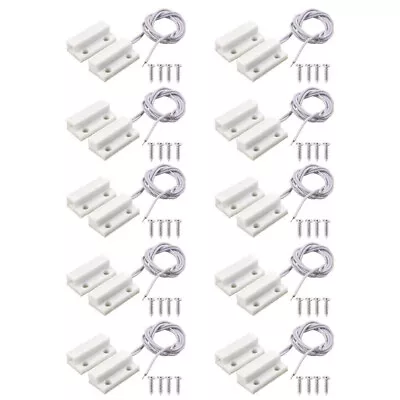 10PCS MC-38 NC Door Window Contact Sensor Magnetic Switch For Home Alarm System~ • $13.98