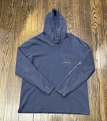 Vineyard Vines Long Sleeve Shirt Hoodie Men’s Large Blue • $16.99