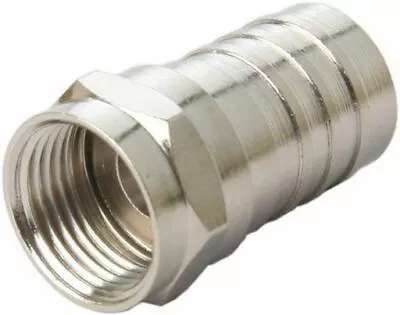 20 X RG6 Crimp Hex  Strain Relief F TYPE Connector Coax Coaxial TV Foxtel Cable • $12.99