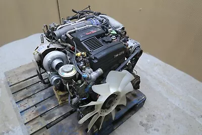 🥇87-92 Toyota Supra Mk3 7mgte 3.0l Turbo Complete Engine Motor 139k Miles Oem • $4431.99